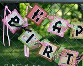 Little Girl Happy Birthday Banner Camping GREAT OUTDOORS Theme Party Decoration Il_170x135