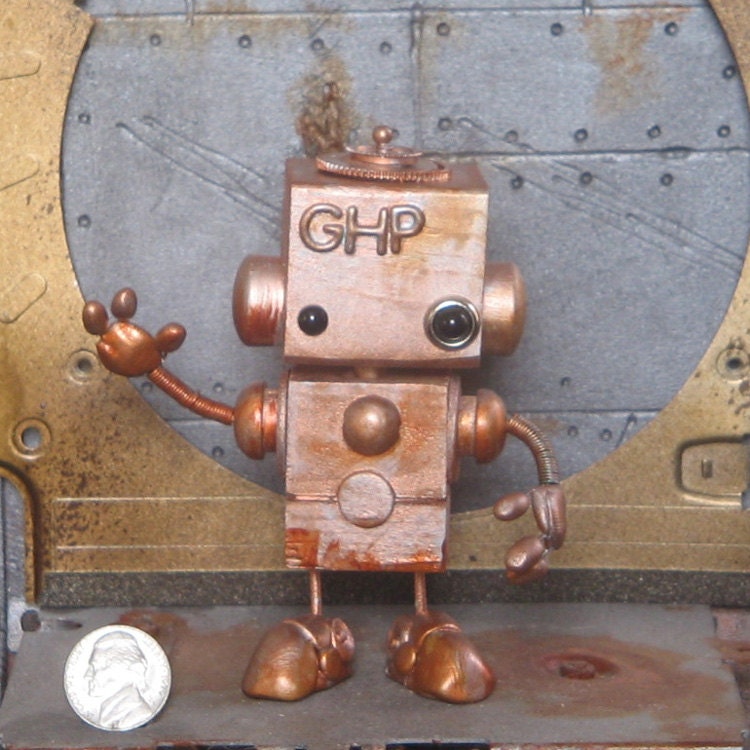 Little Steampunk robot GHP