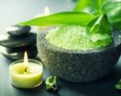 Bath Salts 16 oz. - Rosemary Mint Bath Salts -  Essential Oils -  Bath And Beauty - Aromatherapy Bath Salts - Sea Salt Bath