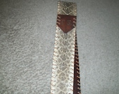 Monogrammed Diamond Back Rattlesnake Skin Guitar Strap