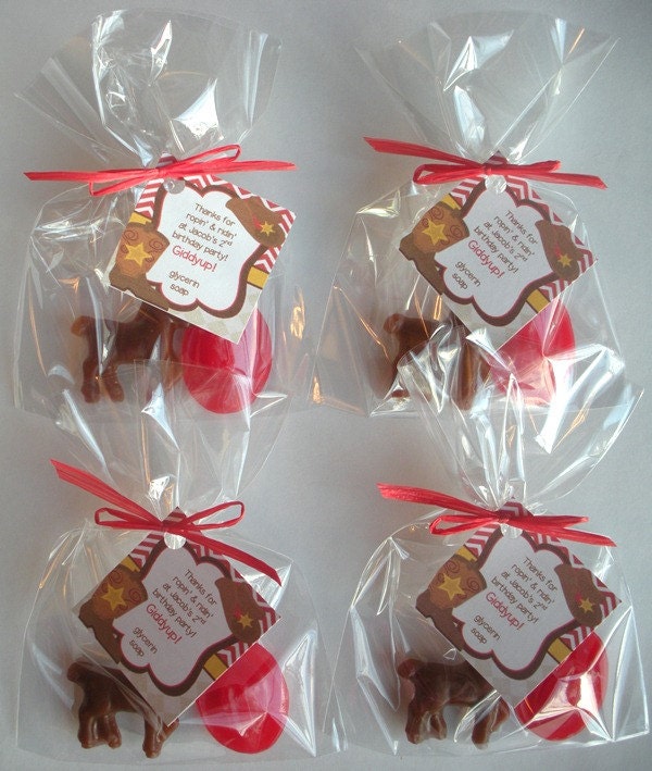 20 Cowboy Soap Favors