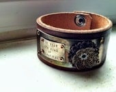 Be Your Own Kind of Beautiful Leather Cuff