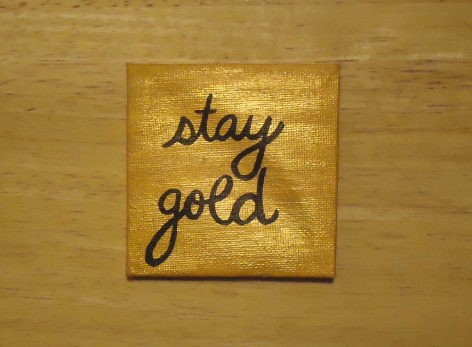 Stay Gold Mini Canvas