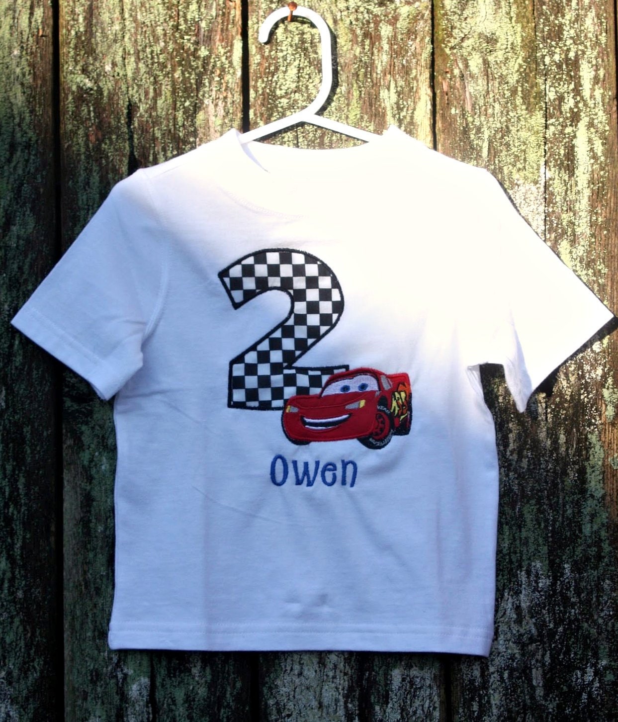 Cars Lightning McQueen Birthday Shirt