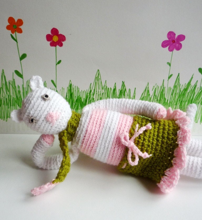 Crochet Kitty Candy Toy, Amigurumi
