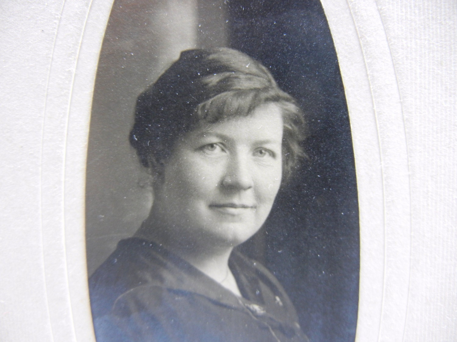 Vintage Photo, Cabinet card, Kind looking woman, black and white Photo, Vintage cabinet card, Anderson Studio, Vacation SALE