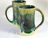 Mug Ceramic Green Ceramic Mug Large