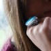 Reserved - S.A.L.E. 25% off - A Pool of Peace - Turquoise Sterling Silver Ring