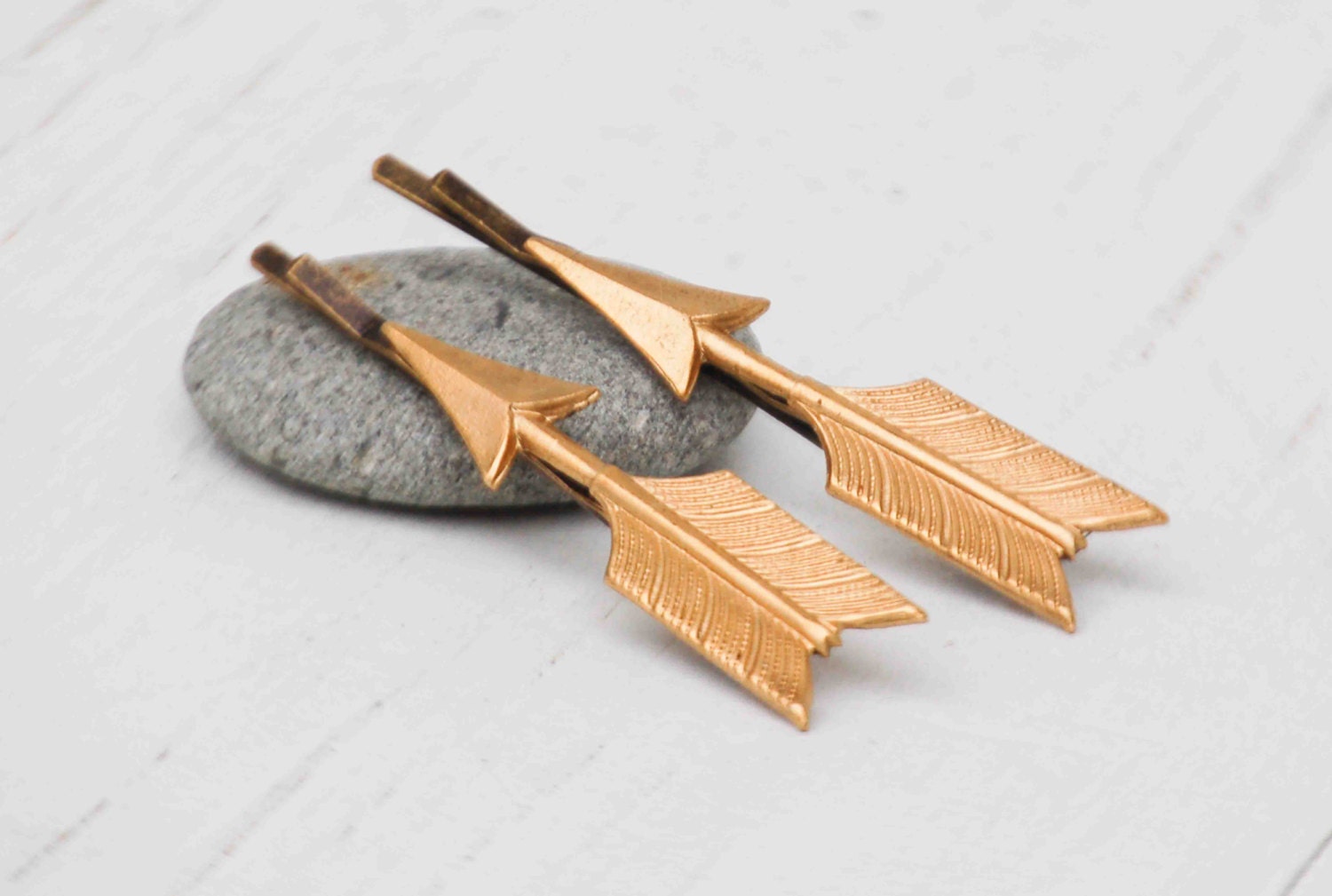 GOLD ARROW  Bobby Pin Set Bohemian Tribal Woodland Wedding Chevron Nature Garden Wedding Bridal