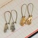 HAND EARRINGS Frida Kahlo Charms SILVER Hand Whimsical Palmistry Fortune Teller