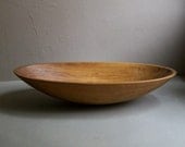 Vintage Wooden Bowl Elongated
