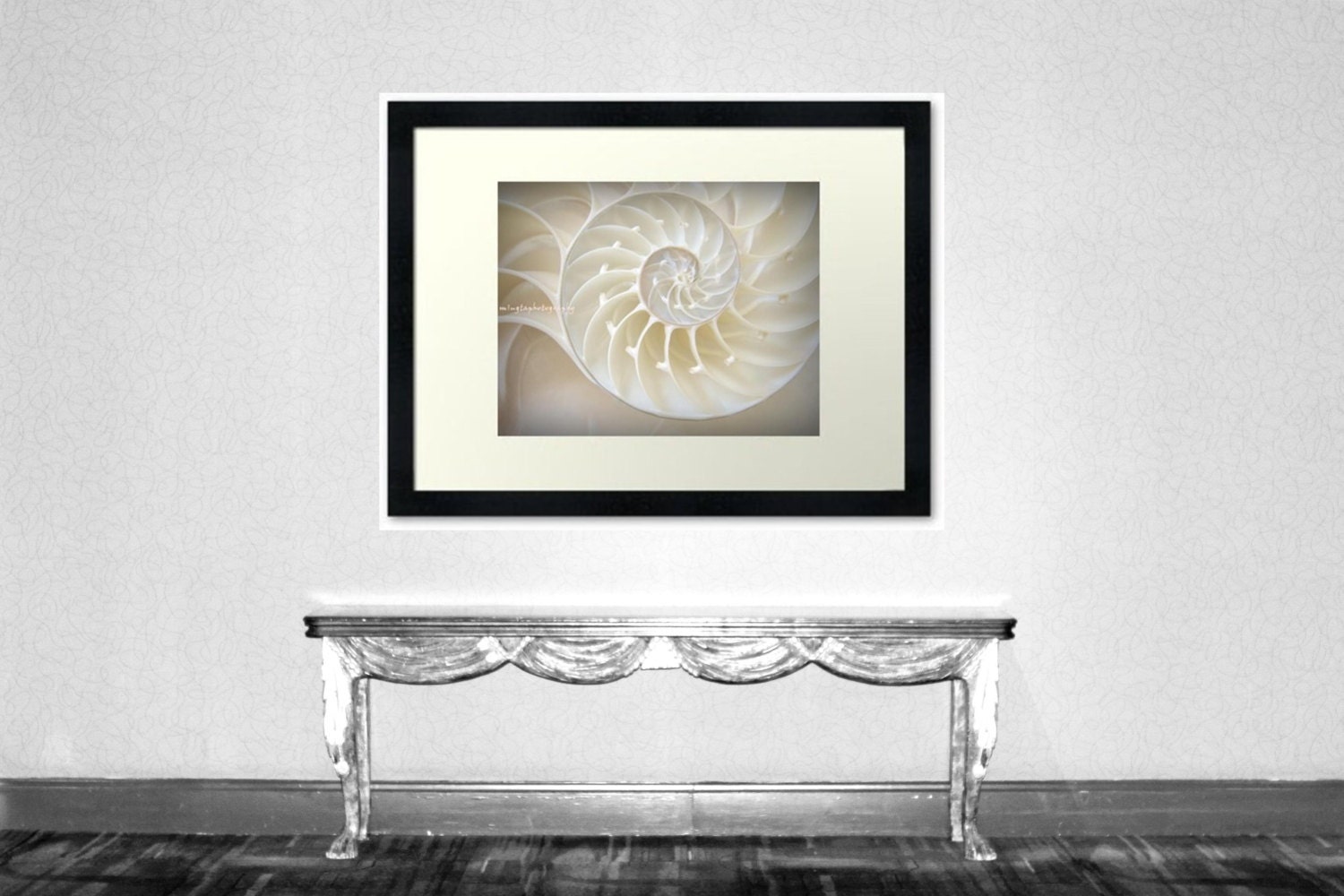 Ocean Dreaming - Nautilus Shell Sea Shell Ocean is calling Beach bum Beach house decoration Original Fine Art Print 8x10