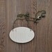Canopy Necklace in Lunar Blue and Graphite - Hand Painted Wooden Pendant