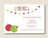 PRINTABLE Christmas Party Invite