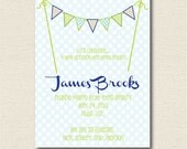 PRINTABLE Boy Celebrate Birth Announcement