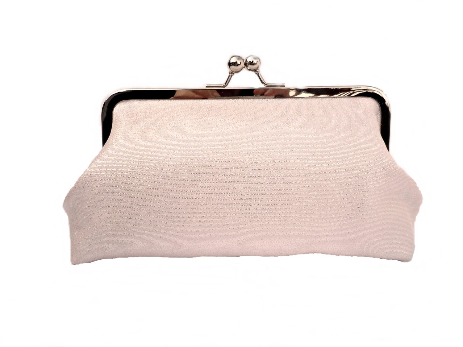 Pink Shimmer Clutch, Bridal Party Gift, Wedding Purse, Cosmetics Bag