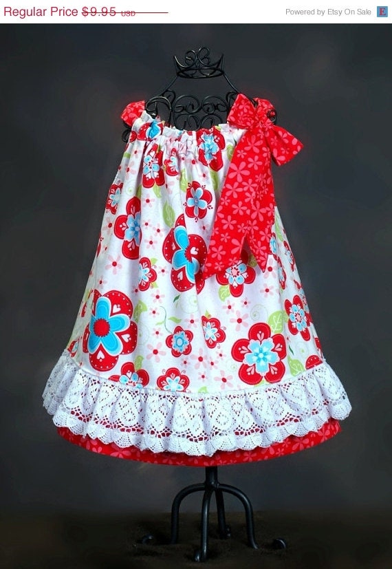 Sew Lacy Pillowcase Dress Pattern - INSTANT DOWNLOAD - PDF Pattern - Size 6 mos baby -14 child Sewing Pattern