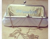 Champagne Clutch - One Sweet Love READY TO SHIP