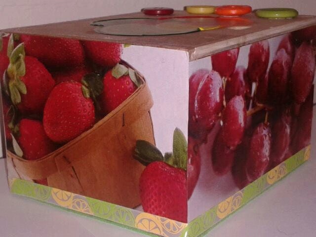 For Lovers of Fine Fruit Upcycled Cigar Box