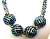 Dichroic Kumihimo Necklace