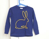 Navy and yellow rabbit