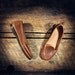 Handcrafted Women's Laceless LOAFERS - Tan Horween Cowhide - Custom Monogram - Custom Made To Order