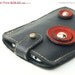 leather iPhone Case Sleeve Cover Pouch Pocket. iPhone 4 case - Studded Poppy