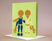 Hey Buddy, Alien Cards (set of six)