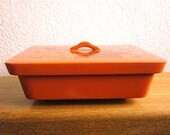 Vintage Japanese Wood Bento Box With Flower  Lacquerware