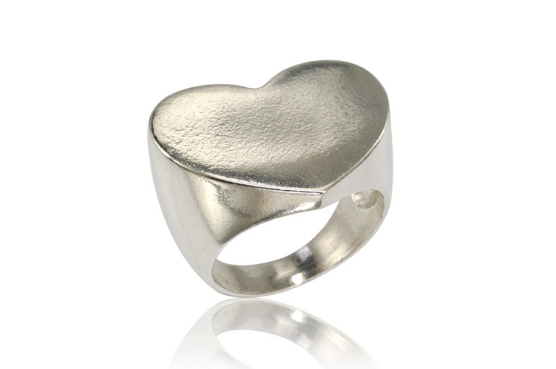 Heart Ring in Sterling Silver