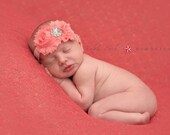 Baby headband - Infant headband - Flower headband - Newborn headband -Little girl headband- Baby girl headband - Fray  headband