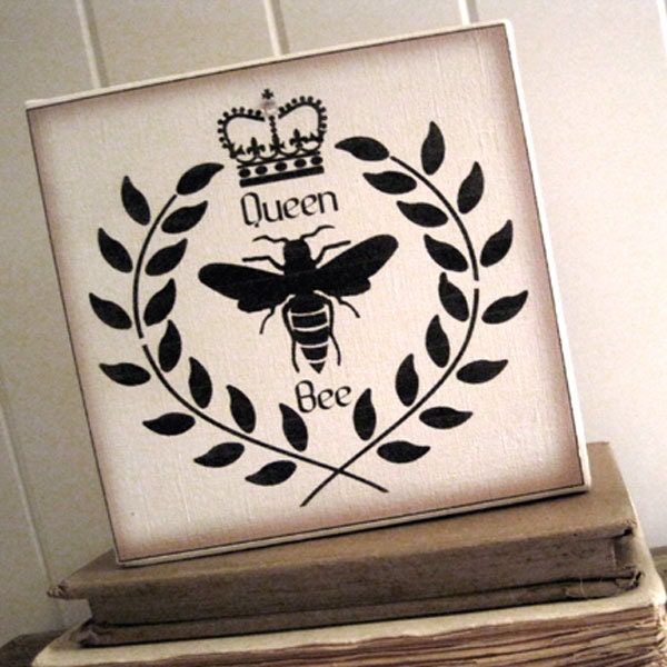 Queen Bee 6x6 Print on Gallery Wrapped Canvas