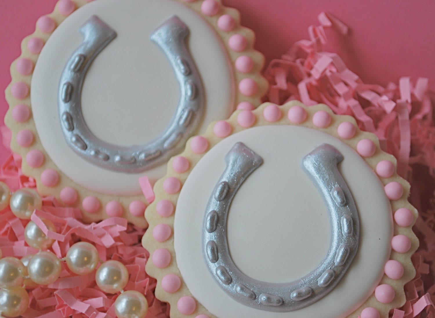 Horseshoe Decorated Sugar Cookies (12)