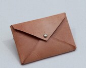 Leather Card Case in Tan