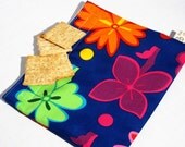 Fiesta of Flowers Single Reusable Sandwich Bag