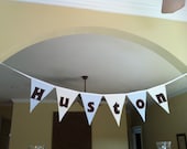 Personalized Name Bunting/Banner - Custom Colors