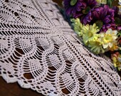 Lilac pineapple doily