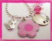 Hand Stamped Jewelry - Sister Necklace - Personalized Charm Necklace