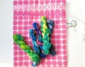 SALE Knitting sock Project/Notions Bag - BARDOT DOT