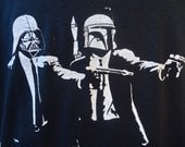 Darth Vader Boba Fett Pulp Fiction Tshirt  XLarge