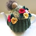 OOAK Mr Hedgehog in the Garden Tea Cosy by Tafferty Designs Size Medium