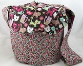 Large Llayover Tote/ Knitting, Spinning, Crochet Project Bag