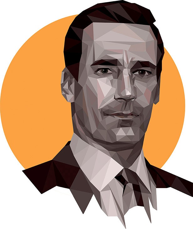 Don Draper -bot   - A4 Giclee print
