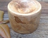 drop spindle bowl maple woodturning knitting spinning crochet felters weavers yarn raw fleece