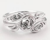 Silver Tea Rose Wedding Set Made to Order