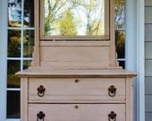 Victorian Rustic Oak Farmhouse Chest of Drawers