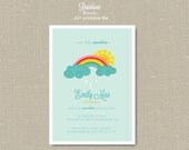 Invitation - Rainbow/Sunshine