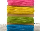 Colored  Hemp Twine, Razzle Dazzle, 1mm Twine, Craft Cord, Jewelry Making, Hemp Cord