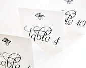 Wedding Table Cards--Tented--Embrace Collection--Customize