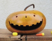 Halloween Gourd Jack O Lantern Natural Fall Harvest Pumpkin Decoration